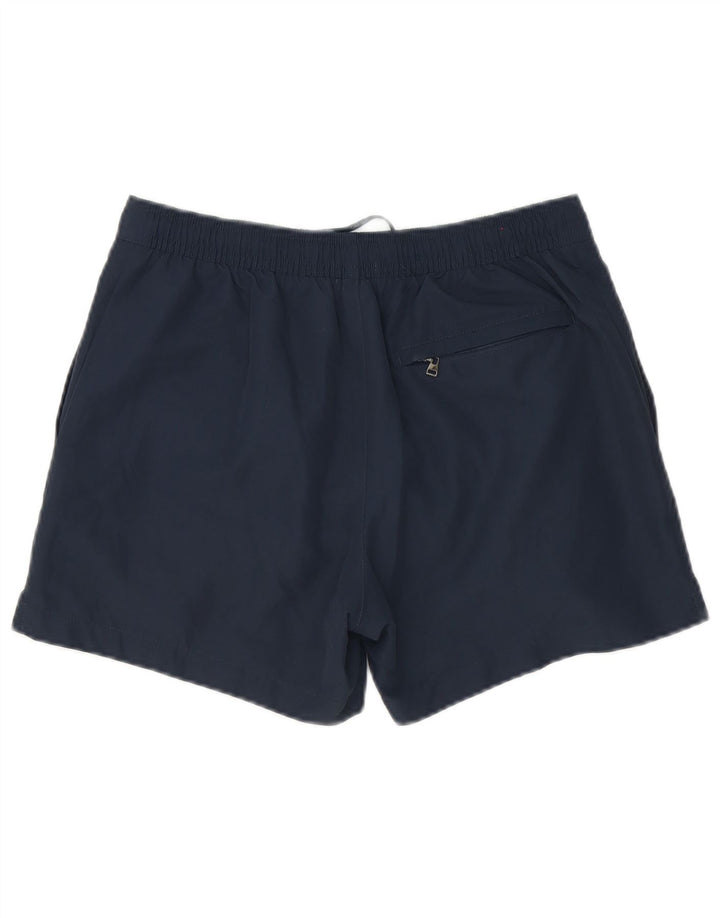 Shorts de natação masculino Calvin Klein pequeno poliéster azul marinho