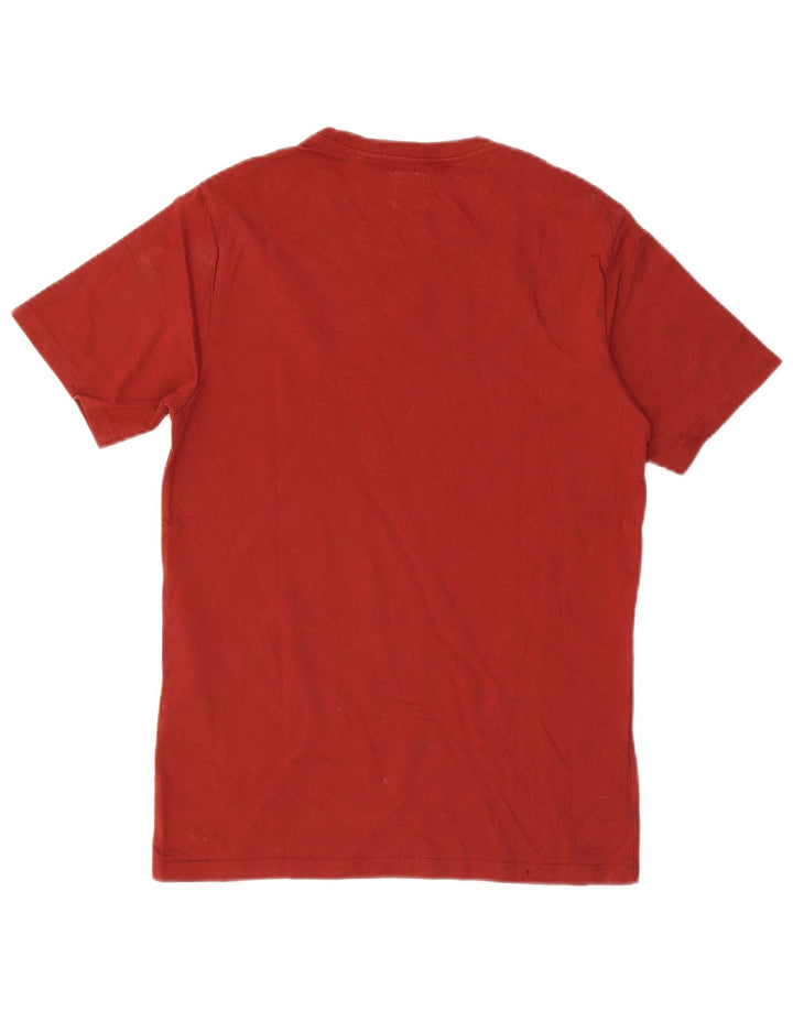 Camiseta masculina padrão LEVI'S pequena de algodão cor de vinho