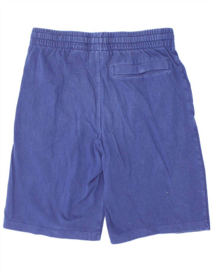 Shorts esportivos Nike Boys 12-13 anos grandes de algodão azul