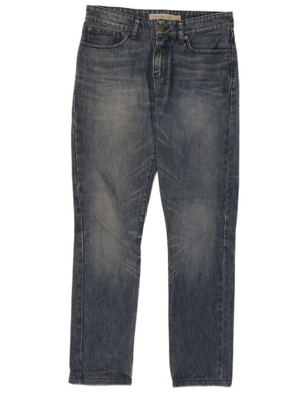 Calvin Klein Masculino Slim Jeans W29 L29 Azul Algodão