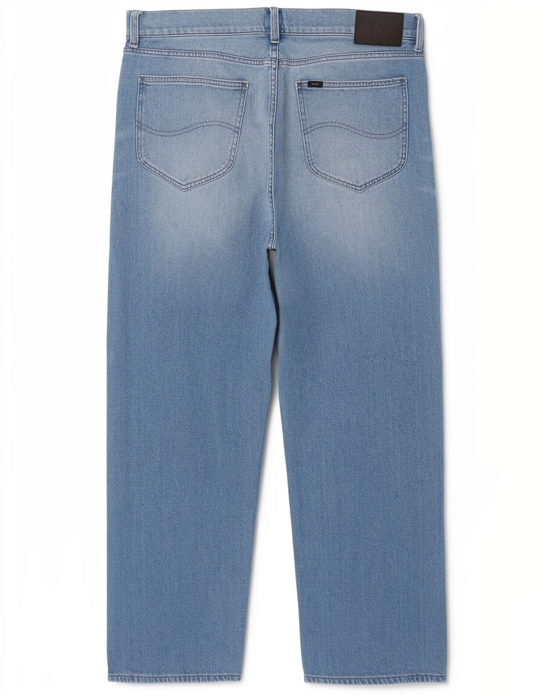 Jeans retos femininos Lee W34 L29 algodão azul