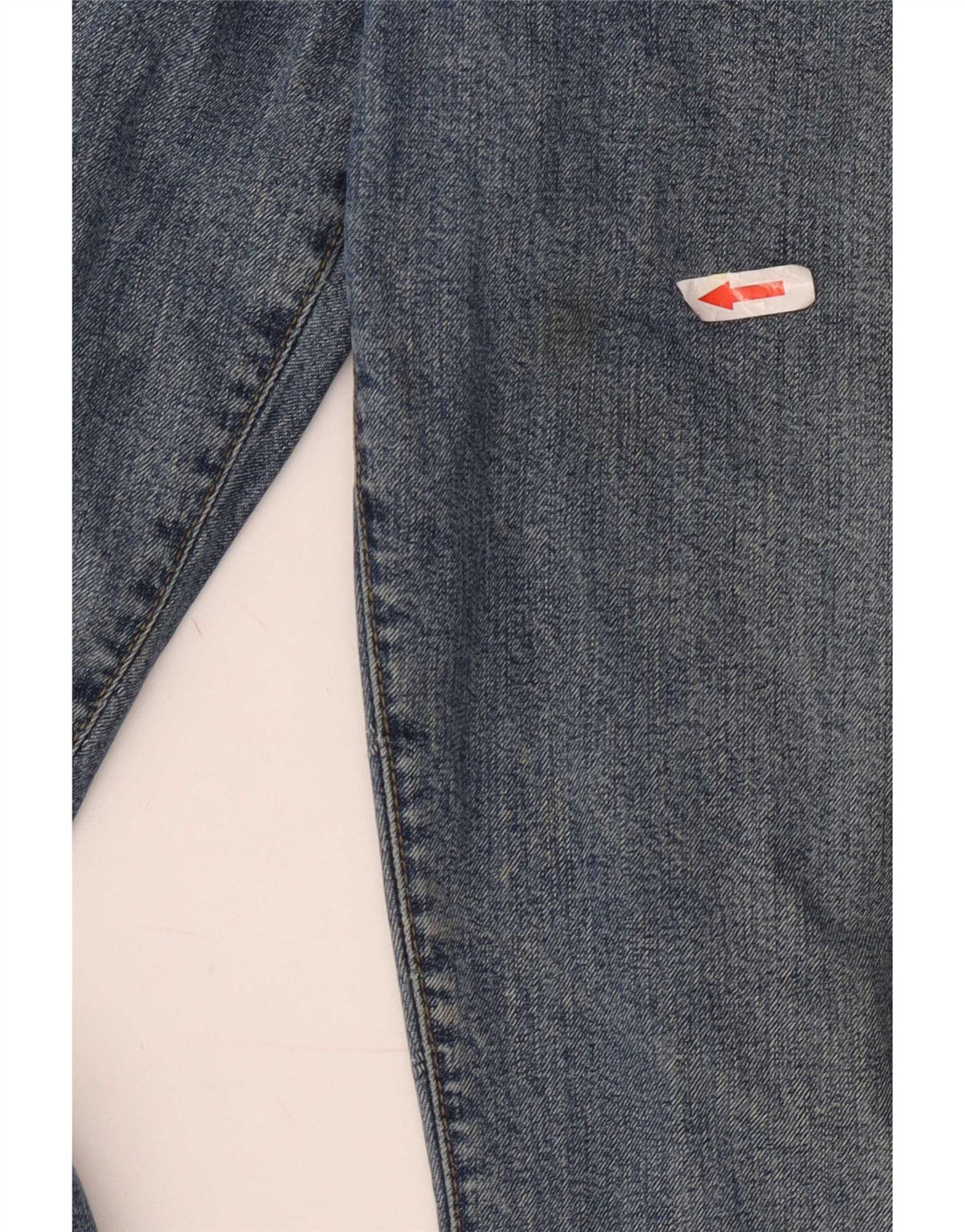 Calça jeans reta masculina Armani W32 L32 azul algodão