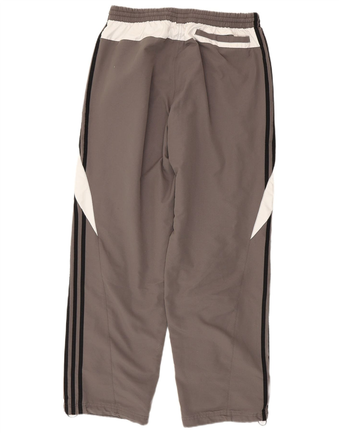 Calça de treino masculina ADIDAS grande cinza colorblock poliéster
