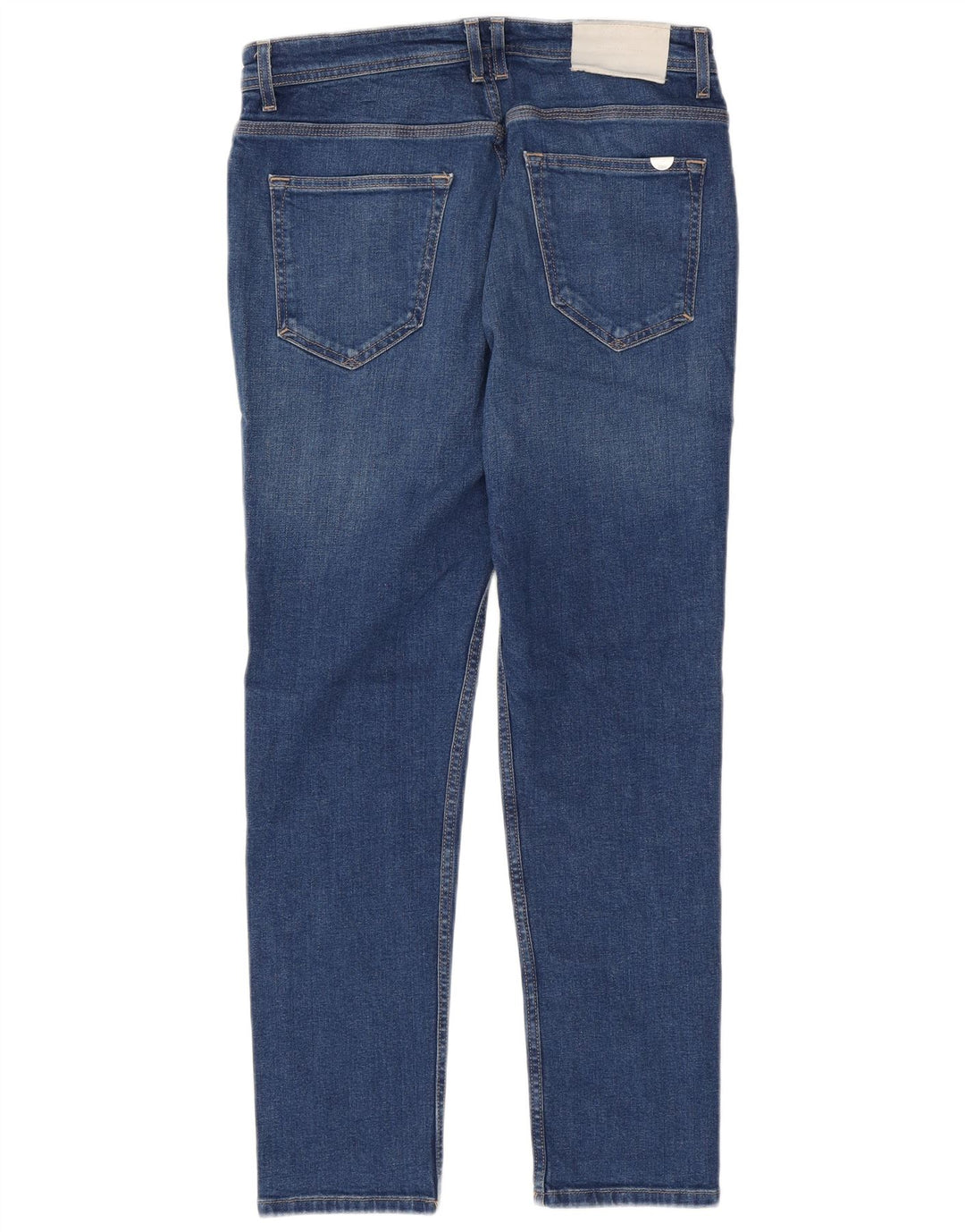 Zara Mens Slim Jeans EU 42 Grande W32 L29 Azul Algodão