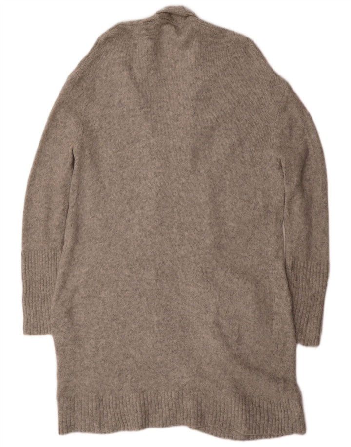 MOSSIMO Suéter feminino oversized com palangre aberto e cardigan Reino Unido 14 cinza médio