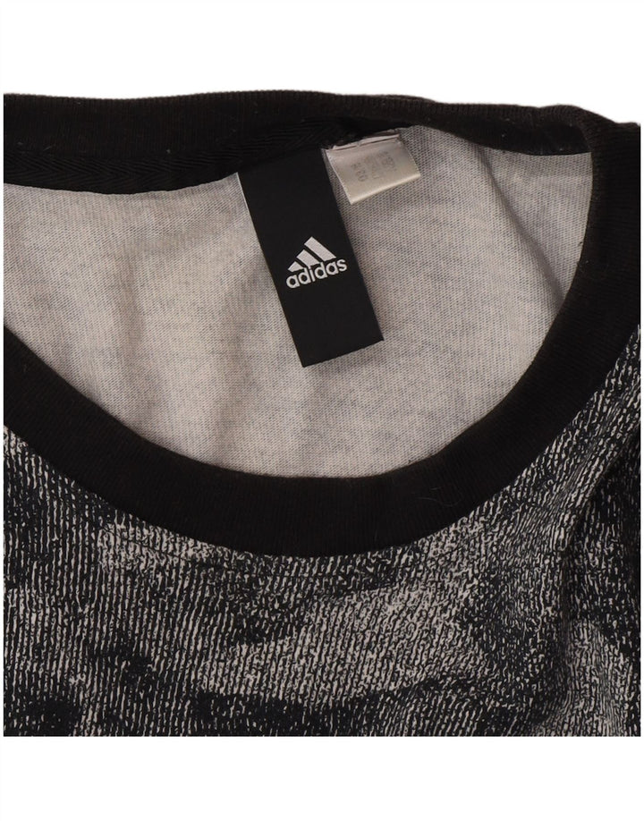 Camiseta Adidas Masculina Graphic Top Camuflagem Cinza Médio