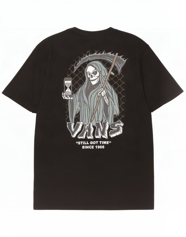 Camiseta Vans Masculina Classic Fit Graphic Top Médio Algodão Preto