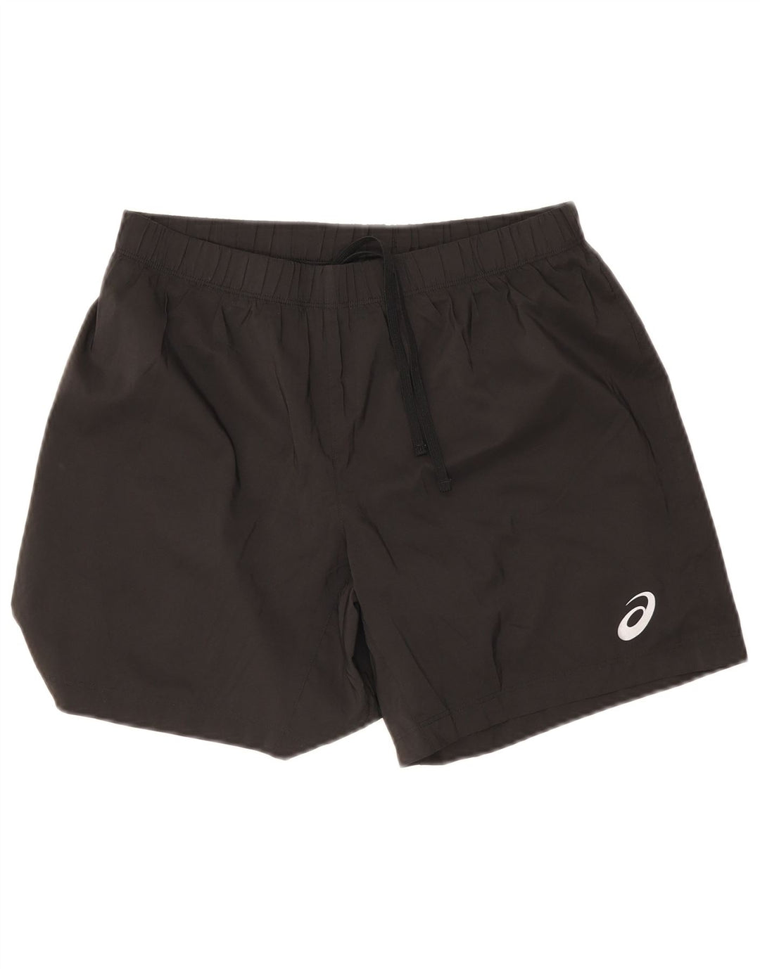 Shorts esportivos femininos Asics UK 14 poliéster preto médio