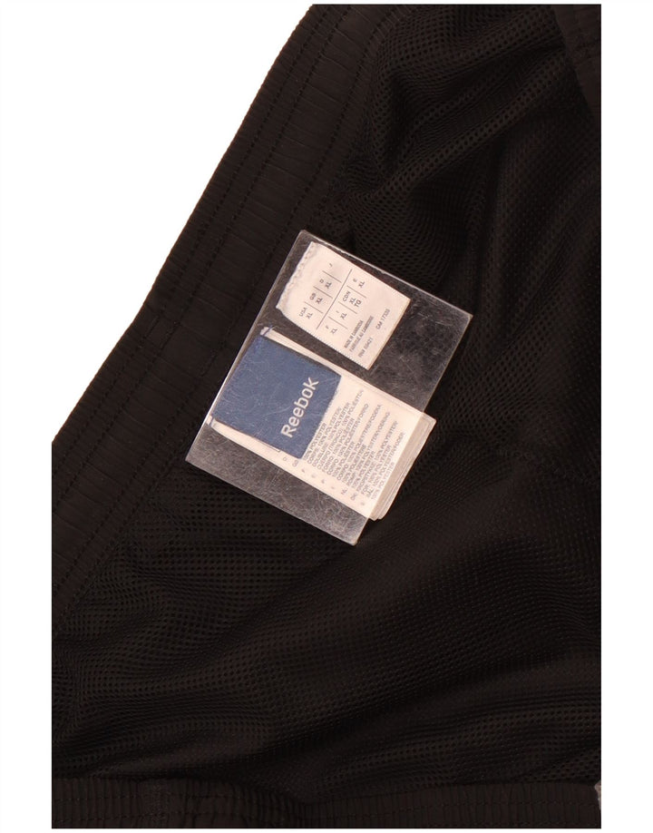 Calça de treino masculina Reebok XL poliéster preto