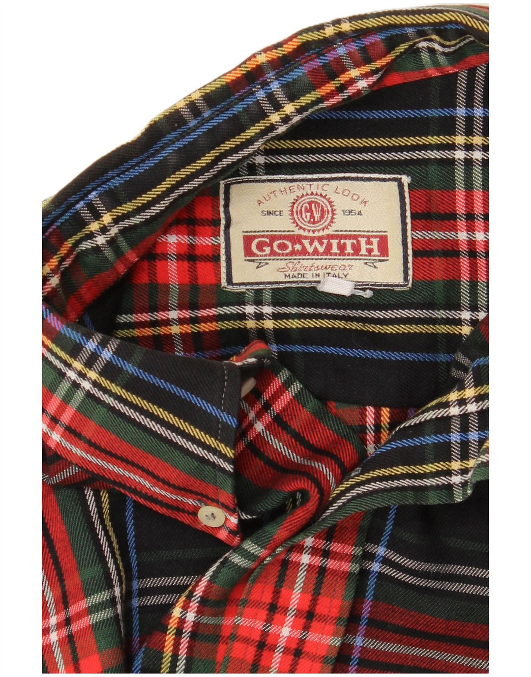 Camisa masculina vintage de flanela XL preta xadrez
