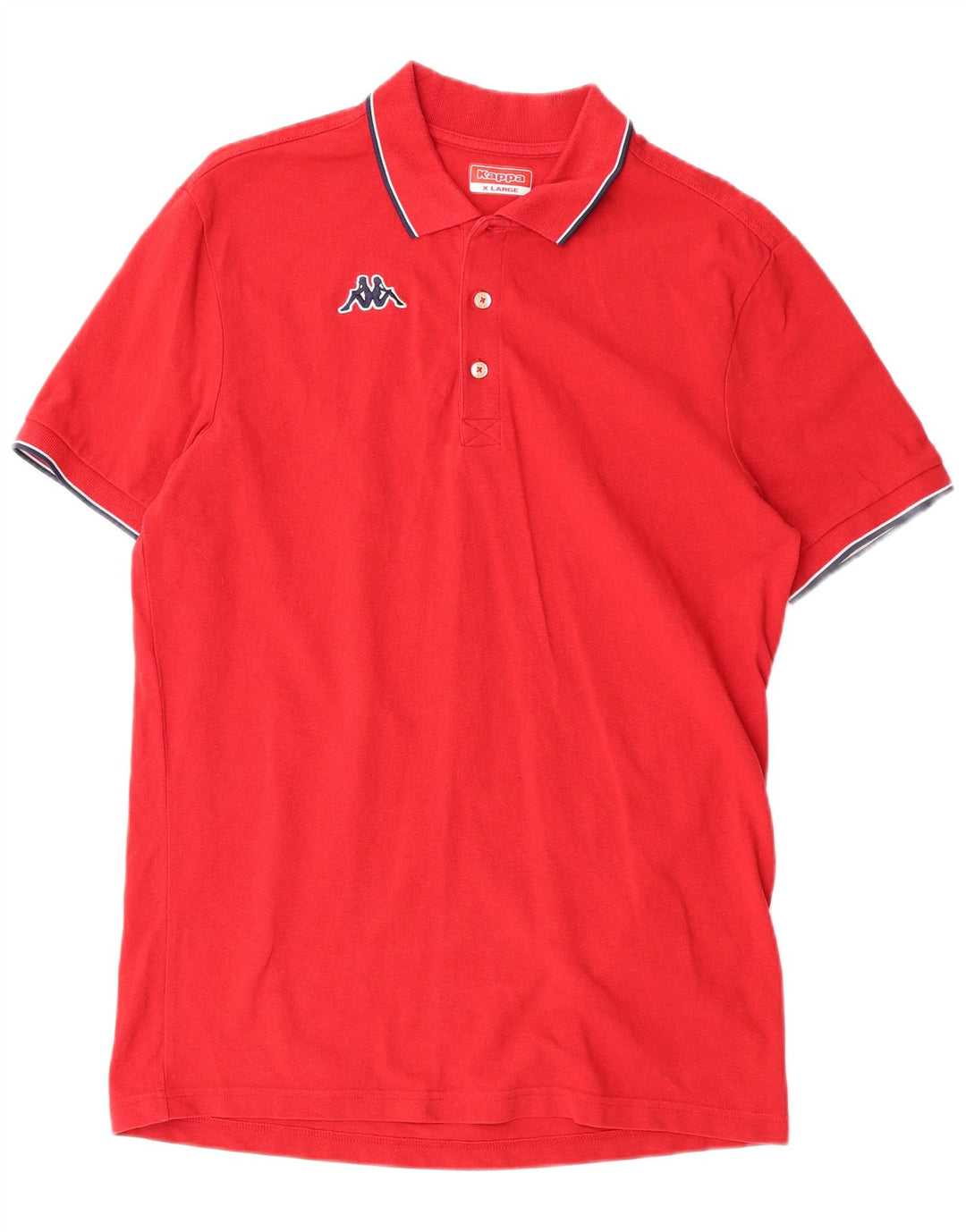 Camisa polo masculina KAPPA XL algodão vermelho