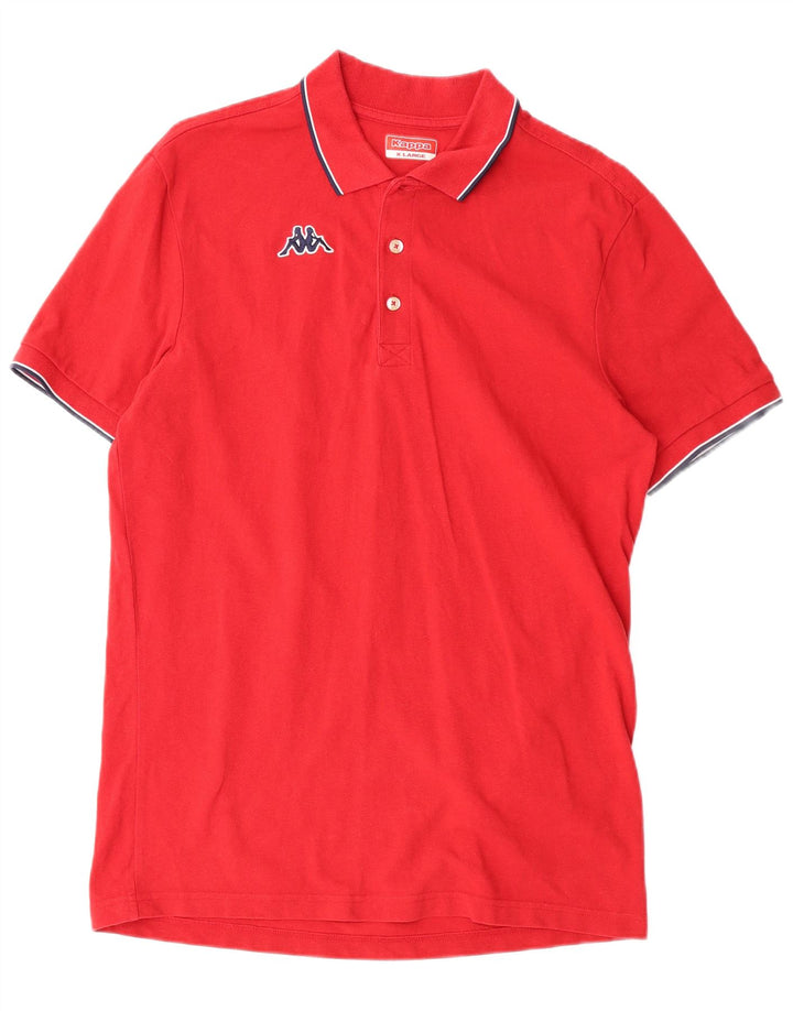 Camisa polo masculina KAPPA XL algodão vermelho