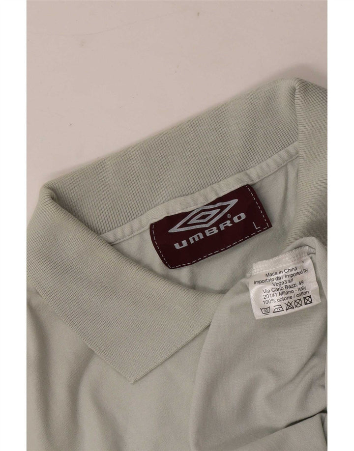 Camisa polo masculina Umbro grande algodão verde