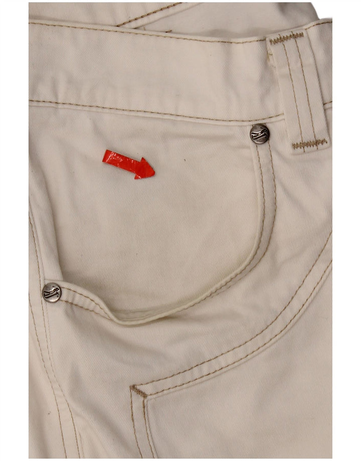 Jeans retos masculinos Jeckerson W34 L34 algodão branco