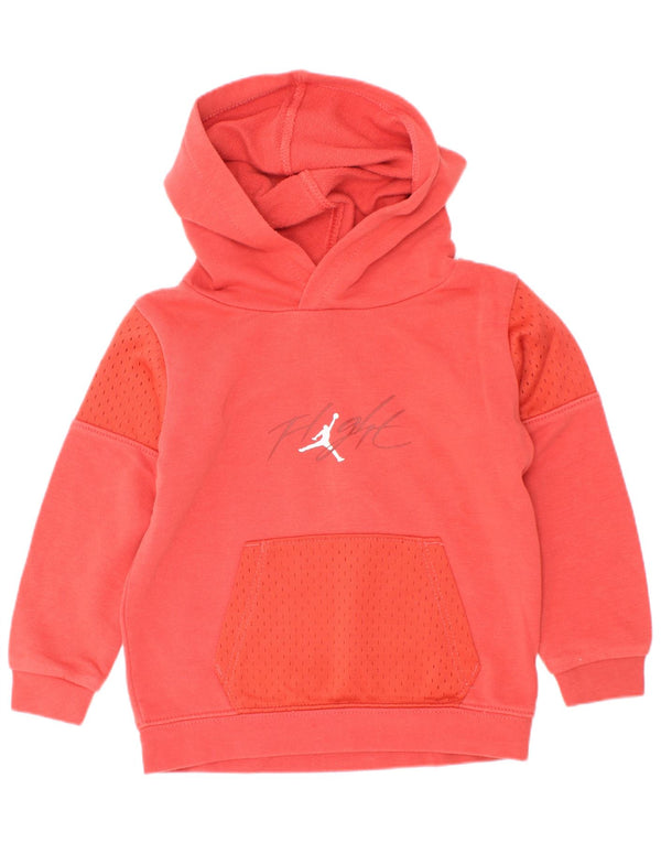 Suéter com capuz estampado Jordan Baby Boys 18-24 meses vermelho bloco colorido