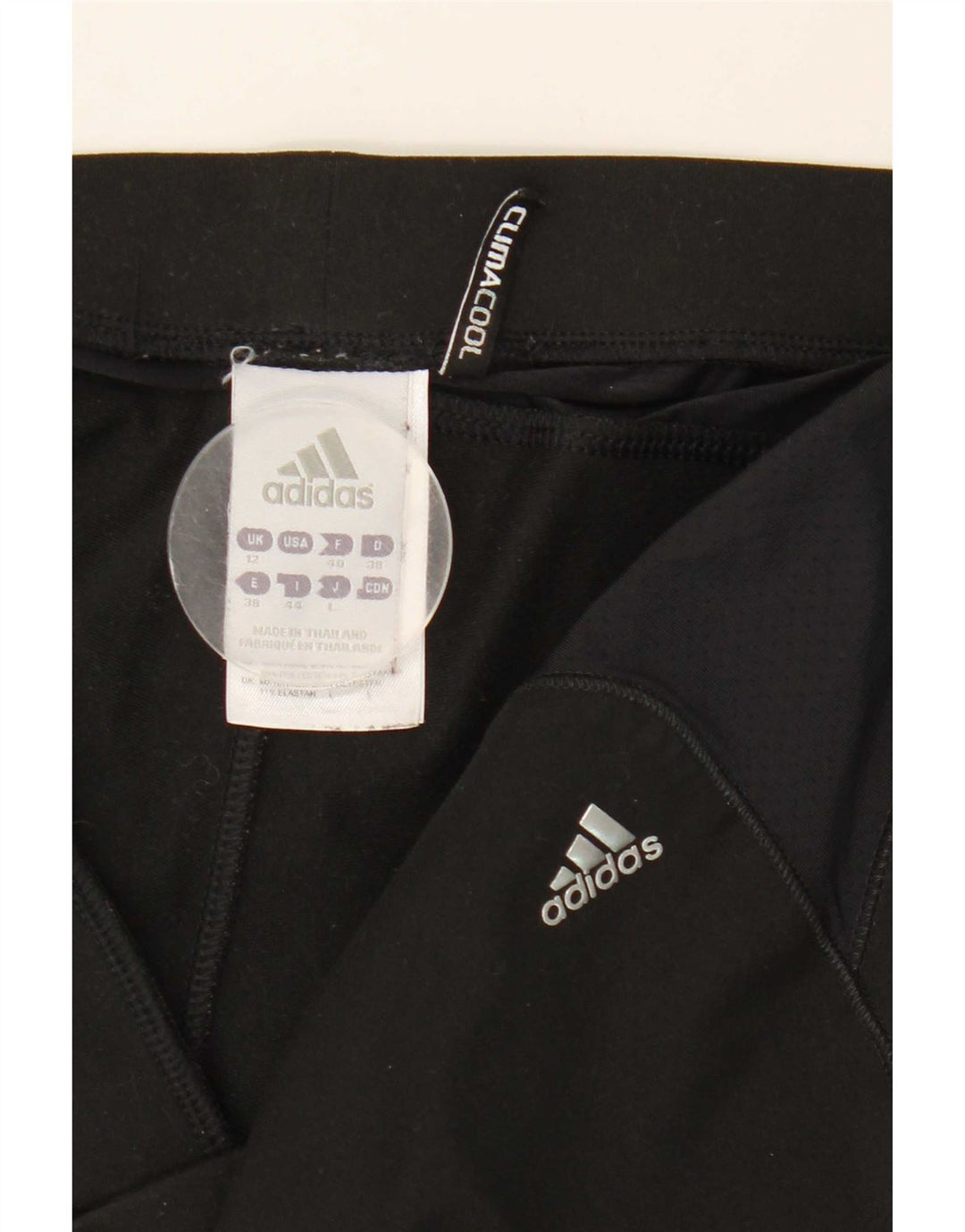Calça Adidas Climacool Feminina UK 12 Médio Preto Poliéster