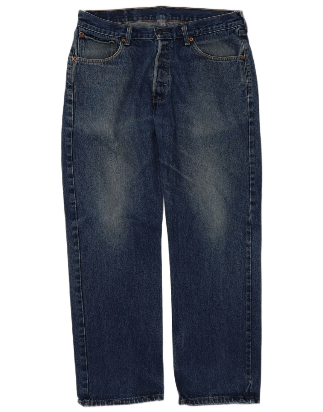Levi's Masculino 582 Straight Jeans W34 L30 Azul Algodão