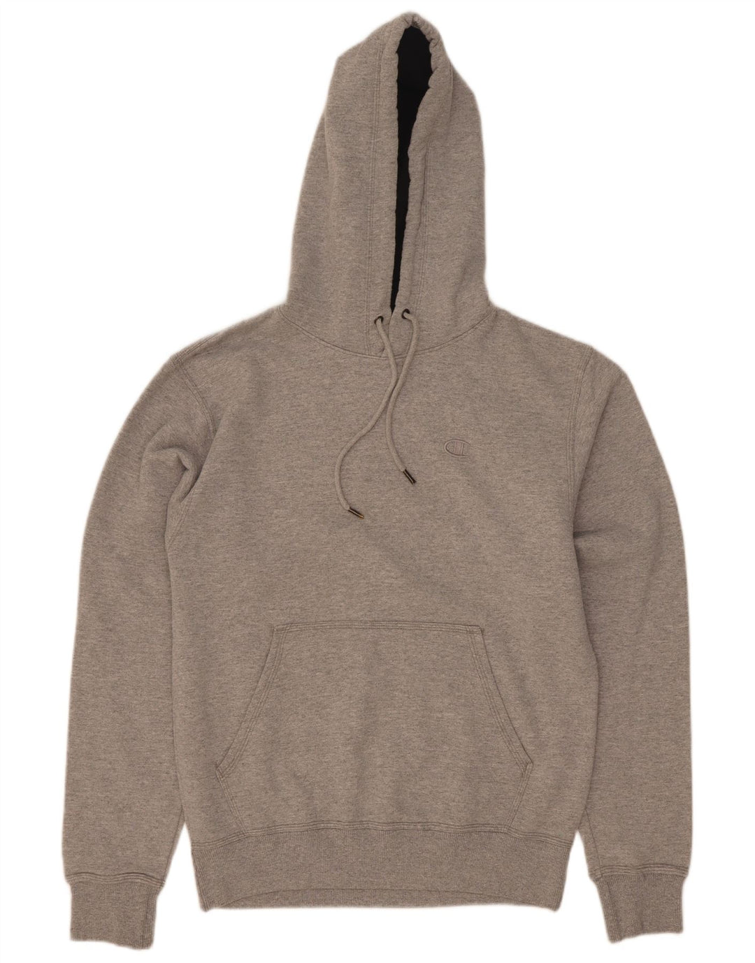Jumper masculino com capuz Champion pequeno algodão cinza