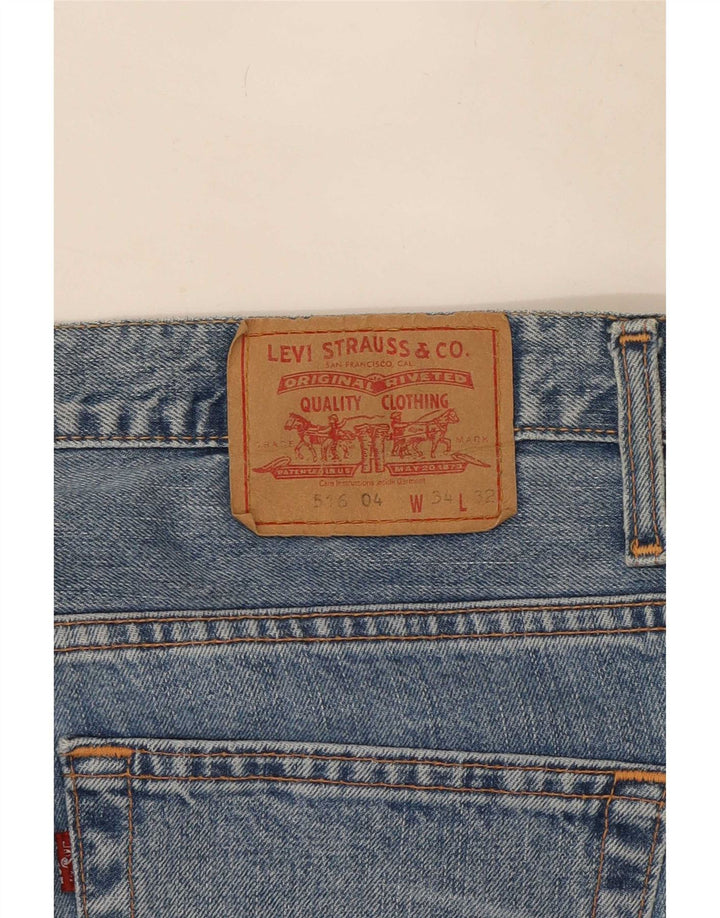 Jeans Levi's 516 Bootcut W34 L32 Azul