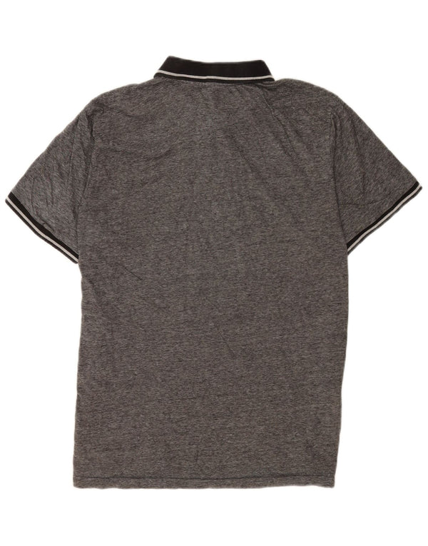Camisa polo masculina Pierre Cardin de manga curta regular fit XL cinza manchada