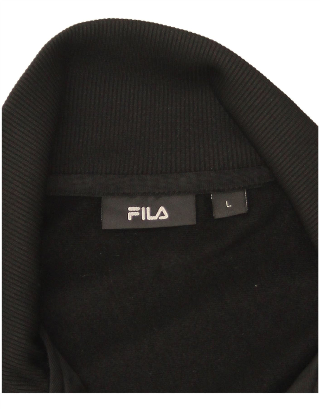 Fila Mens Tracksuit Top Jacket Grande Preto Colourblock Poliéster