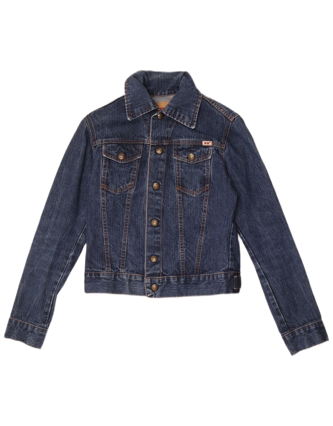 Jaqueta jeans feminina Zu Elements IT 40 algodão azul pequeno