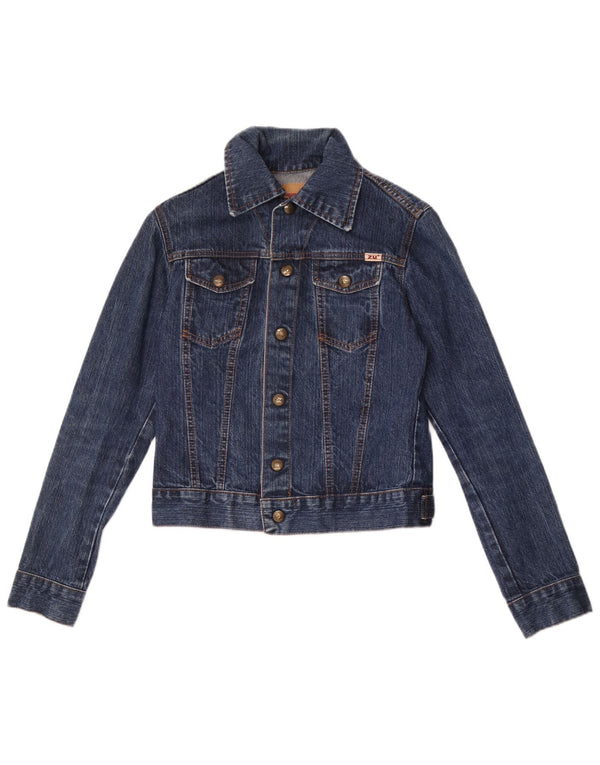 Jaqueta jeans feminina Zu Elements IT 40 algodão azul pequeno