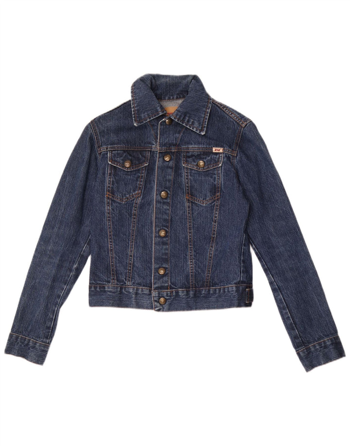 Jaqueta jeans feminina Zu Elements IT 40 algodão azul pequeno