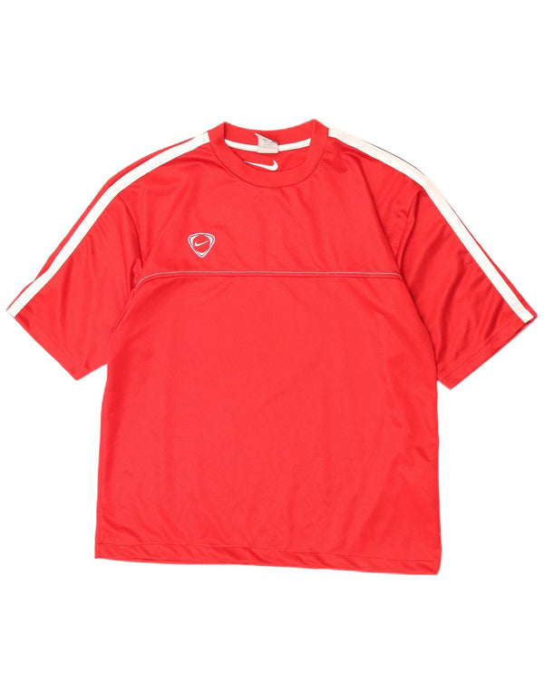 Camiseta masculina Nike Top UK 45/47 XL vermelho colorblock poliéster