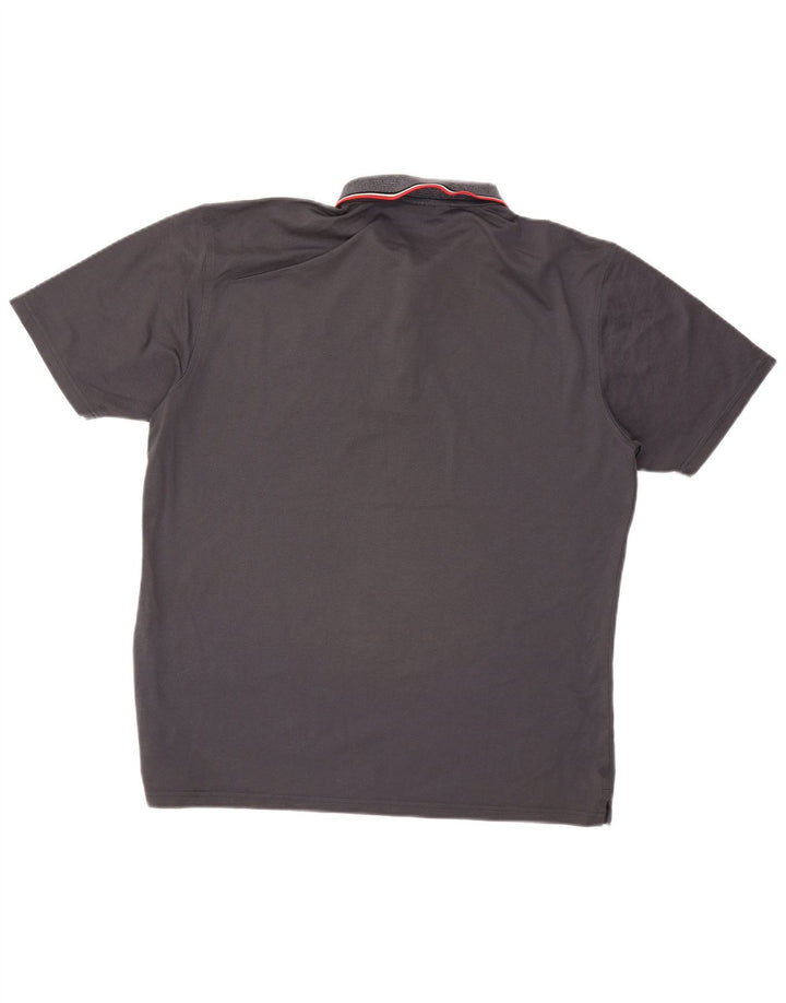 CALVIN KLEIN Camisa polo masculina de golfe XL algodão cinza