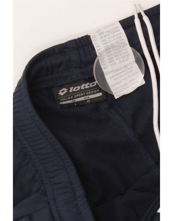 Calça de treino masculina Lotto Joggers poliéster azul marinho médio