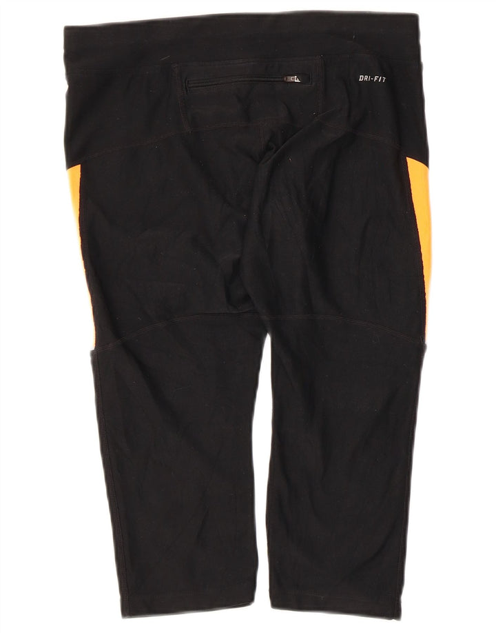 Calça legging feminina Nike Dri Fit Capri UK 14 média preta