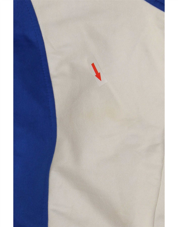 Jaqueta masculina de agasalho gráfico Champion 2XL azul colorblock poliéster