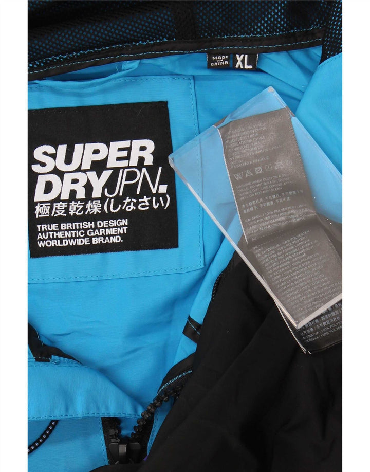 Jaqueta de chuva masculina Superdry pulôver UK 42 XL multicolorido Colourblock