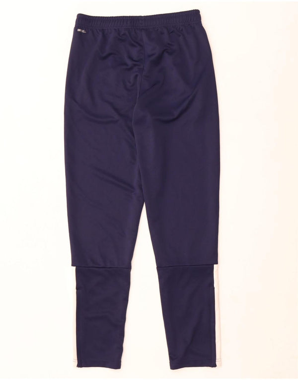Calças de treino Puma Menino 13-14 anos Azul marinho Colourblock Poliéster