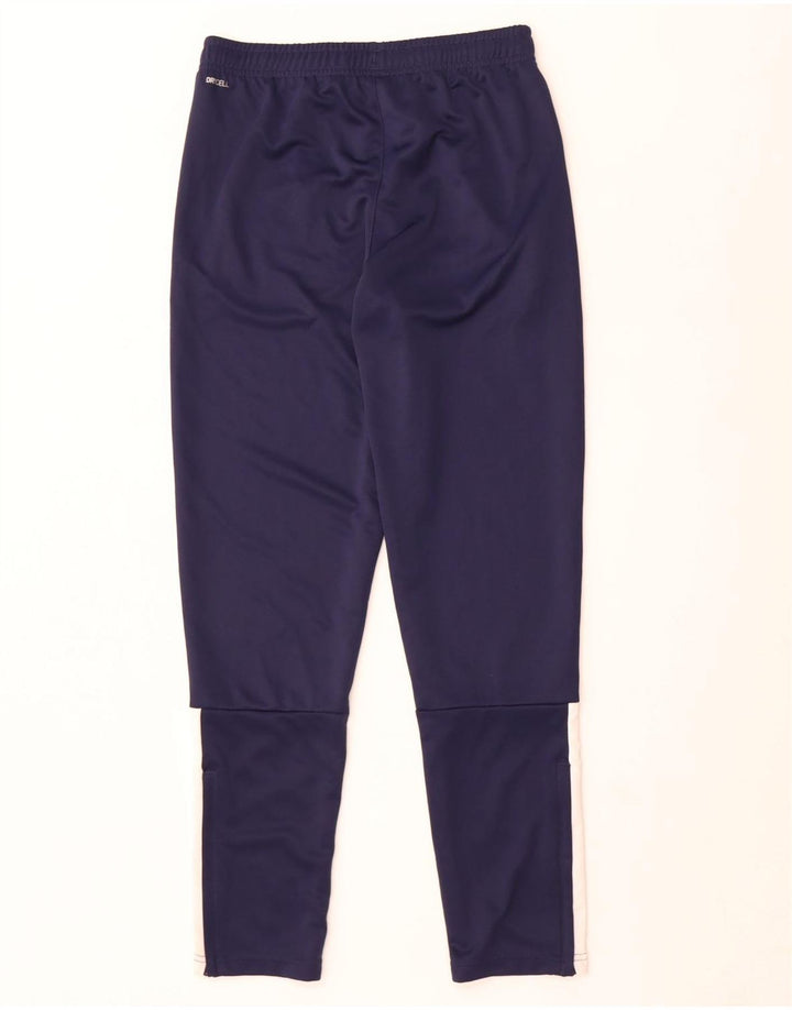 Calças de treino Puma Menino 13-14 anos Azul marinho Colourblock Poliéster