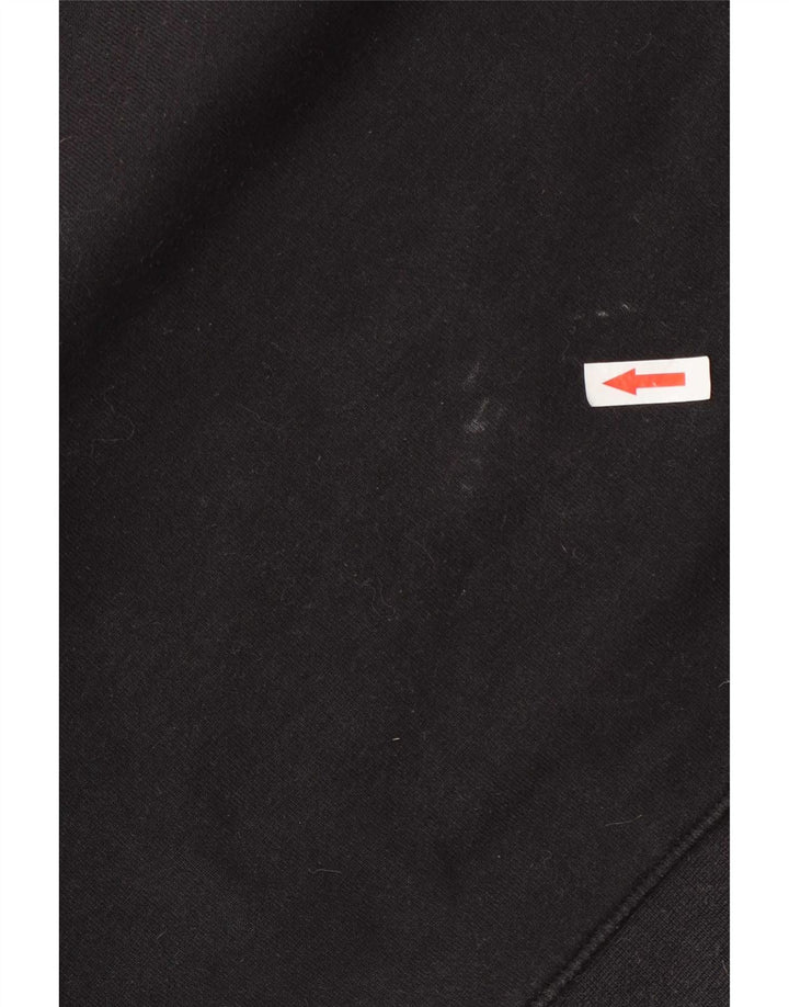 Moletom gráfico masculino Nike Jumper médio preto colorblock algodão