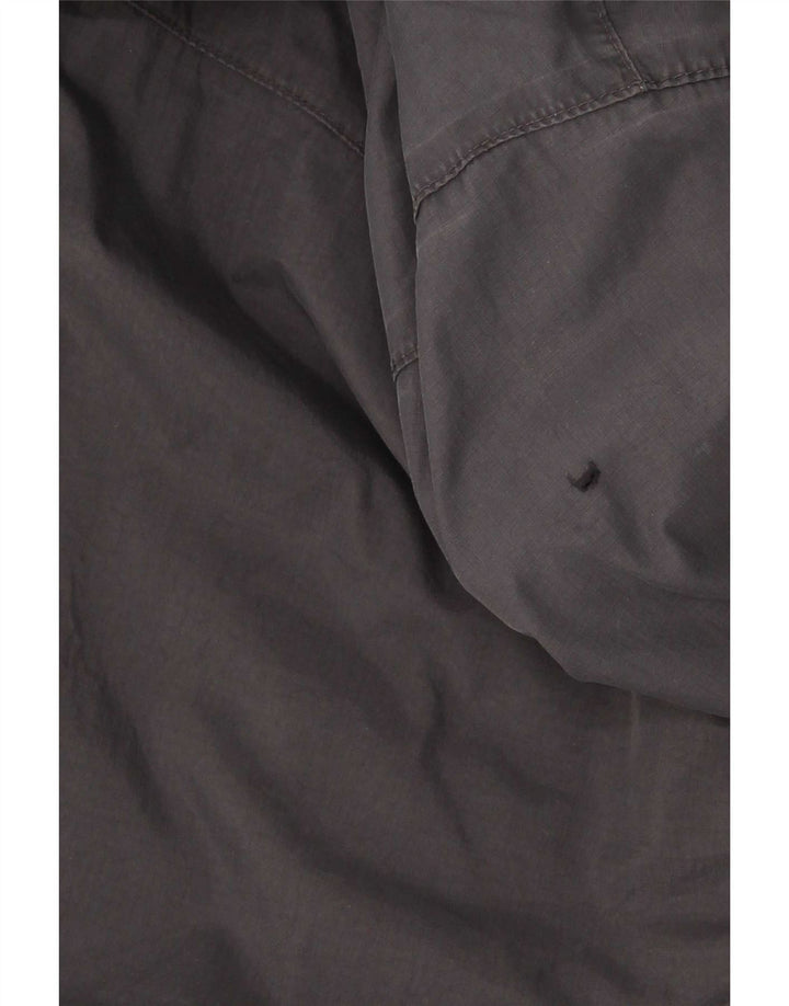 Jaqueta de chuva masculina com capuz The North Face UK 40 grande nylon preto