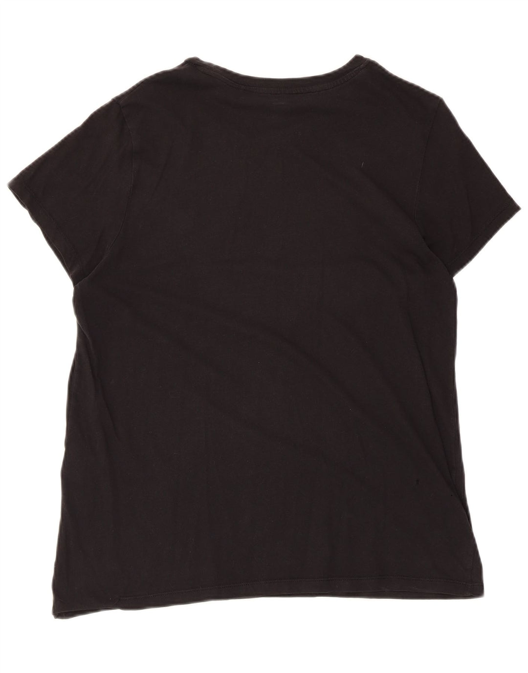 Camiseta feminina gráfica Levi's UK 14 grande preta
