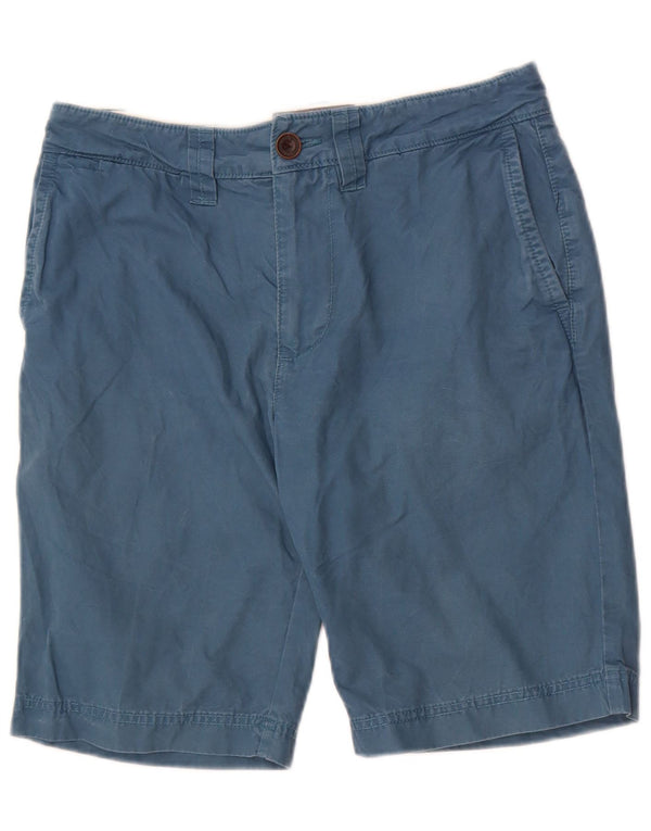 Shorts Chino Masculino Fat Face W30 Algodão Azul Médio
