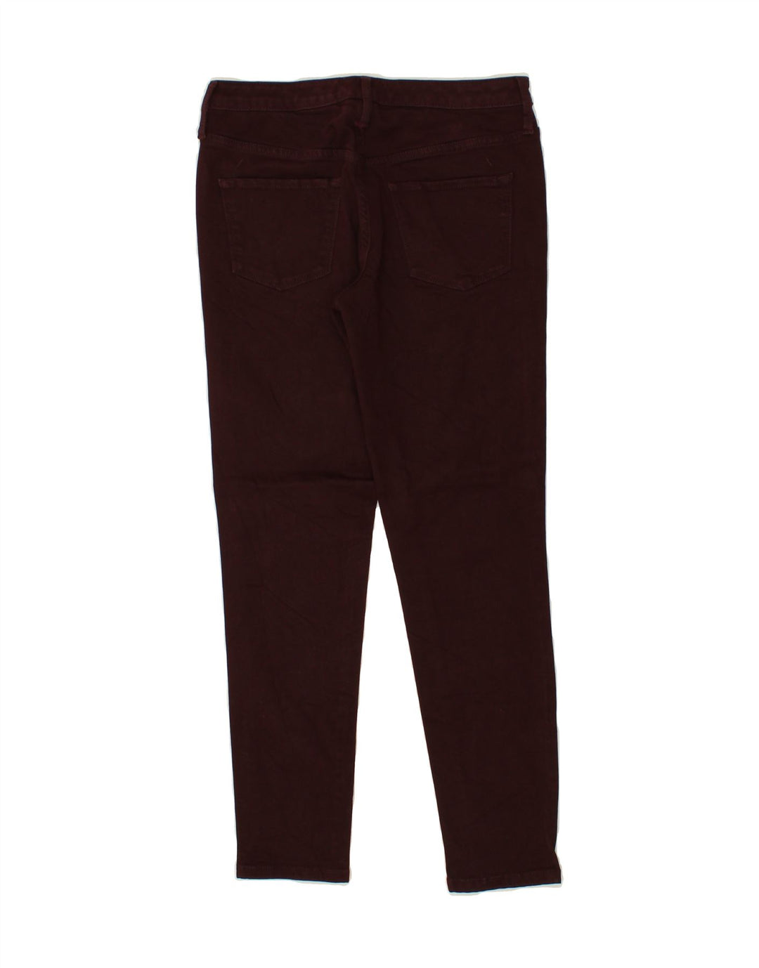 MOSSIMO Womens Stretch High Rise Skinny Jeans W28 L28 Burgundy Cotton Vintage Mossimo and Second-Hand Mossimo from Messina Hembry 