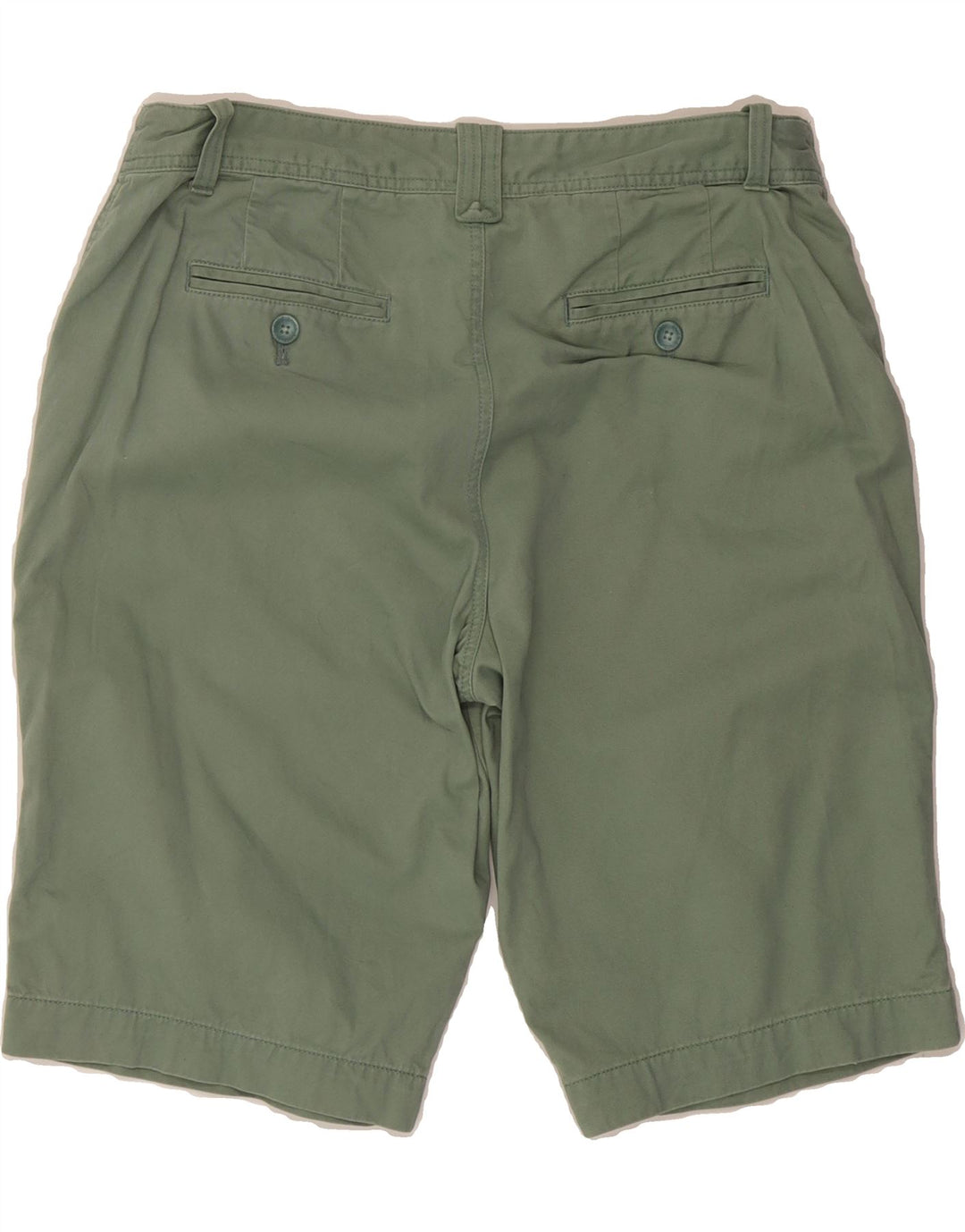 EDDIE BAUER Womens Chino Shorts US 12 Large W34  Green Cotton Vintage Eddie Bauer and Second-Hand Eddie Bauer from Messina Hembry 