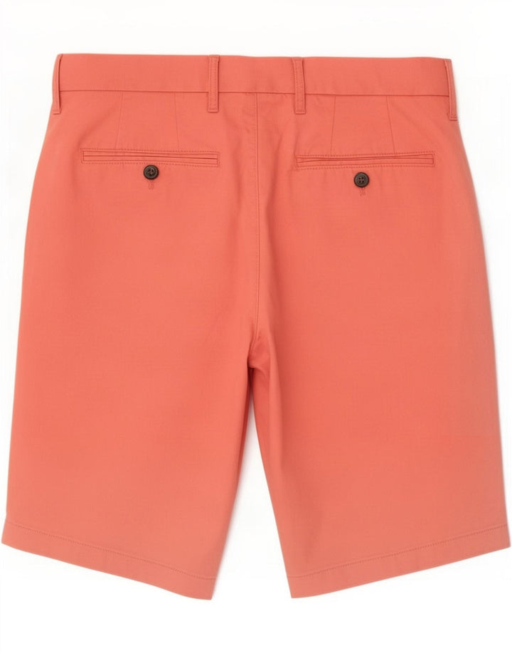 Shorts Chino Masculino Regular Marks & Spencer W30 Algodão Laranja Médio