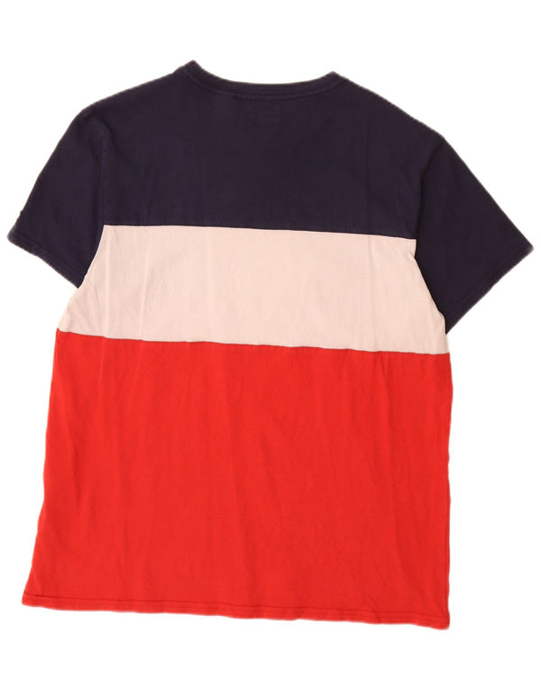 Camiseta gráfica masculina Levi's Top médio algodão colorblock multicolorido