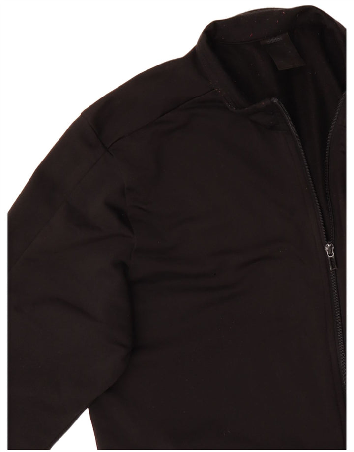 ADIDAS Mens Tracksuit Top Jacket Grande Poliéster Preto