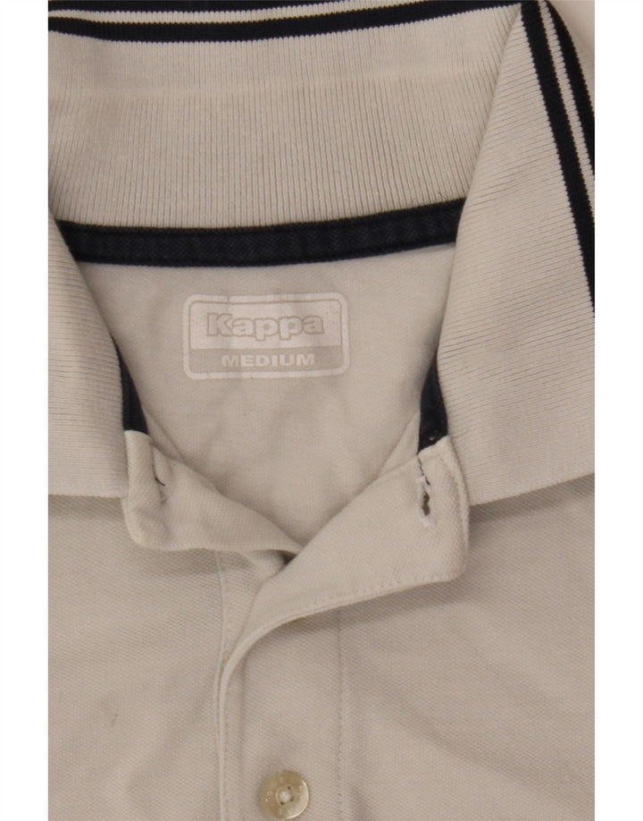 Camisa polo masculina Kappa médio branco