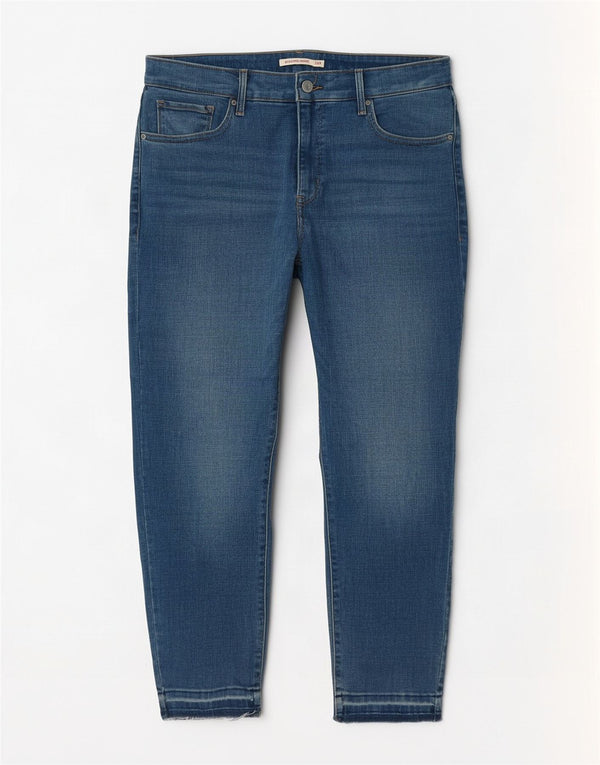 Calça jeans feminina Levi's 311 cintura alta Shaping skinny US 18 2XL W36 L28 azul