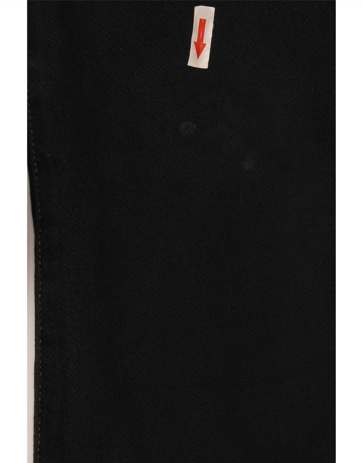 Calça jeans reta feminina Sasch W32 L34 algodão azul marinho