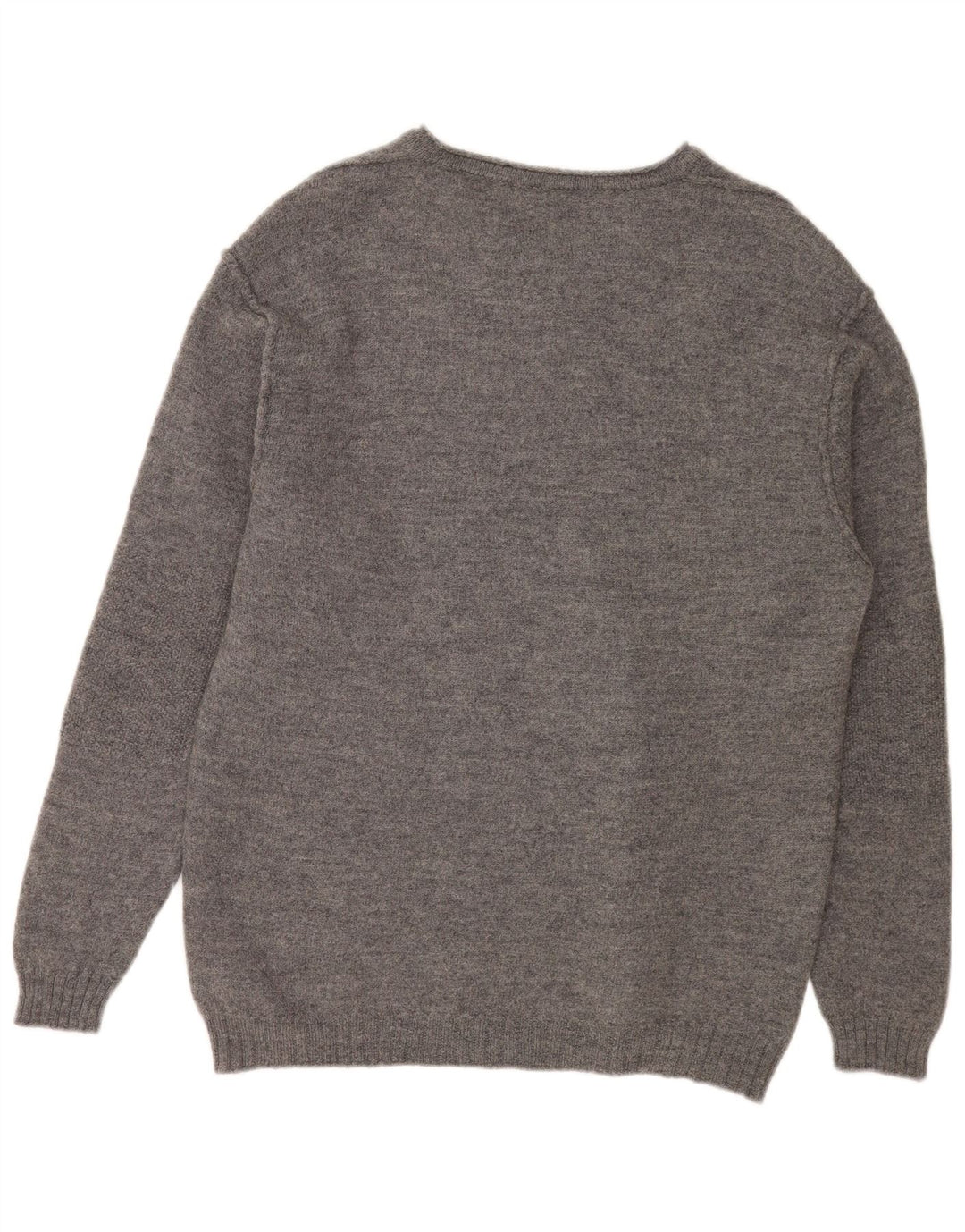 Suéter masculino Sixty com decote em V 2XL lã cinza