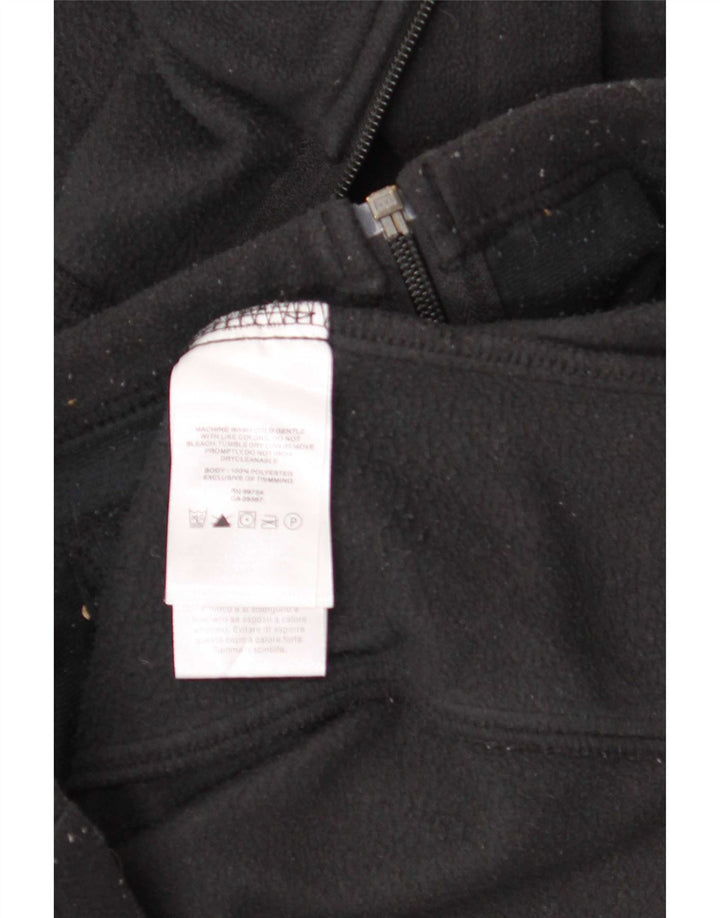 Columbia Womens Oversized Fleece Jacket UK 10 Pequeno Poliéster Preto